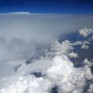 Wolkenamboss aus dem Flugzeug